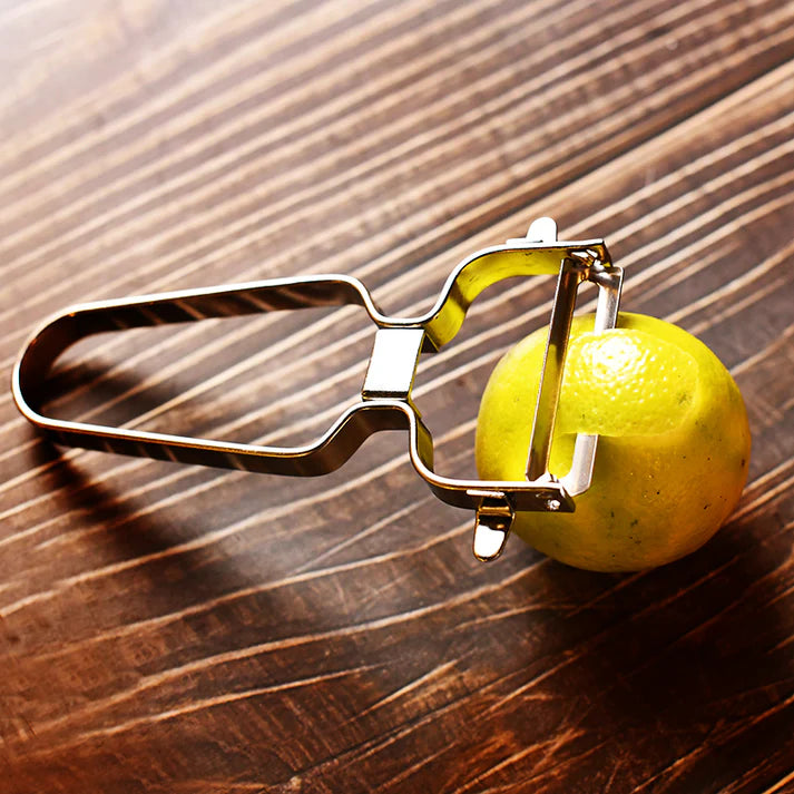 Stainless Steel Lemon & Fruit Peeler Ergonomic Handle, 1-Piece Kitchen Peelers Tool